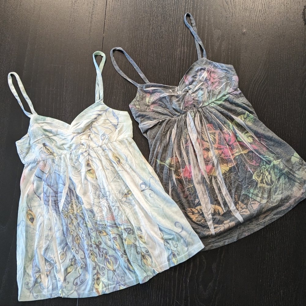 Lot of 2 XS Urban Outfitters Pins and Needles tank tops